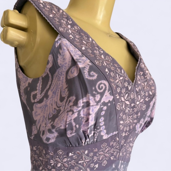 INC International Concepts Lavender and Mauve Asymmetrical Dress - Picture 16 of 16